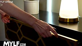 Bound and fucked hard! Stepmom's secret pleasure with creampie.