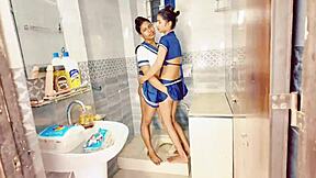 Uttaran20 shares how he FUCKED his girlfriend and her BFF in a threesome. They enjoy doggystyle, riding, and wet pussy action.