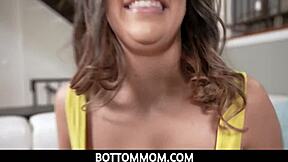 Can Busty Brunette Stepmom Resist Titfucking Her Stepson In That Taboo Pov Session?