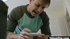 mortally ill guy best friend into rough sex with redhead in bent over doggystyle