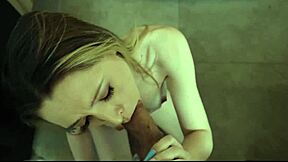 Stepdaughter shows skills in blowjob and cowgirl riding during taboo orgy with dad