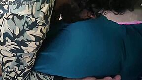 desi couple shares sweet romance with passionate kisses and embraces in their bedroom