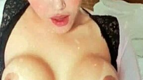 That curvy brunette Latina heads to the hotel for nonstop machine vibrator action on her big wet pussy lips