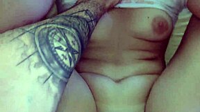 so this cute redhead teen babe with big pussy lips gives pov jerk off instructions. she licks and fucks without condom in lingerie as slutty stepsister.