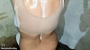 i adore watching that wet brown desi pussy and big ass with swaying boobs