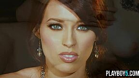 Adorable Horny Teen Model Rips Clothes to Striptease Big Natural Tits in Solo Session