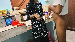 Indian desi bhabhi gets fucked hard by devar in first time cosplay 😈