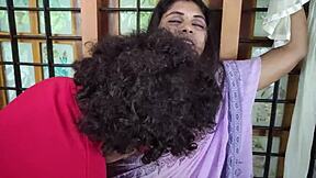 Indian hot housewife dives into first-time hardcore BDSM with husband. She moans during tied-up ass licking and rough sex in part-2.