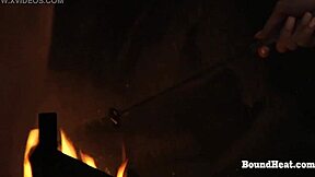 Disappeared on arrival 2 putting slave mark on her pussy in bondage femdom session