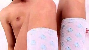 Step sister sasha rose grips hard cock in tight ass for anal creampie and gaping.