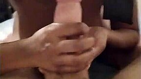 this black girl from tinder meets up casually. she sucks on a white cock in a homemade blowjob preview