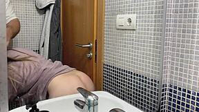 hey, it's so delicious how they fuck me bent over in the bathroom