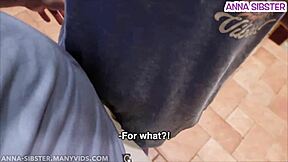 My angry roommate turned wild after spotting my cock in the kitchen. We had intense pov orgasm sex in the dorm.