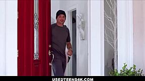 Watch Freeuse Teen Step Daughter Penelope Kay And Nathan Bronson In Yoga Session!