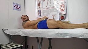 why does this patient's huge cock get hard right in front of the curvy brazilian nurse during checkup?