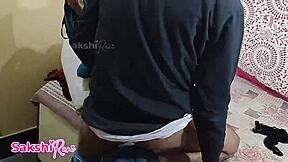 Stepbrother surprises his sister with a special gift aimed at her tight pussy during wild Christmas sex in the dorm room