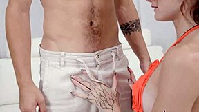 Apollo Banks Enthralls Shroom Q in Torrid Embrace Before FUCKING Her Oiled Body with Footjob and Deepthroat!