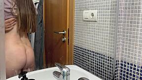 hey, it's so delicious how they fuck me bent over in the bathroom