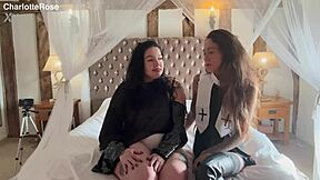 Father We Have Sinned Halloween Release with Cum Swapping Blowjob and Group Cowgirl Riding