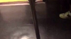 Big Ass Girl on Train Feels Intense Groping in College Voyeur Scene