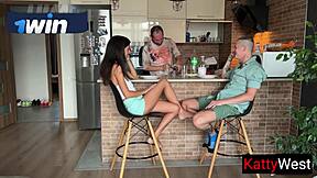 will wife cheat on husband with cum in mouth right under his nose?