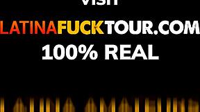 Real amateur short hair Latina college girl gets rough fucked by professor with big cock in tight pussy.