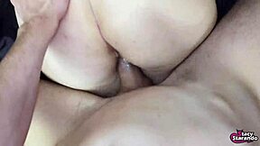 Blonde Teen Stepsister Teased in Doggystyle Before Homemade Creampie Swallow