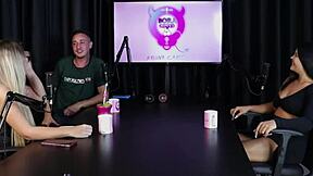 Brazilian Blonde in Lingerie Joins Swingers Group for Glamour Compilation at Swing House