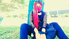 Anal sex for money with 19 year old latina and her big ass outdoors!