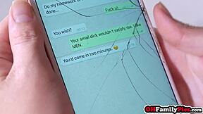 ohfamilypies com features a scene where aria logan interacts with matt bird in a family setting