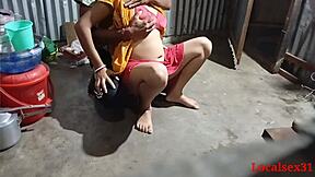 Local Indian girlfriend gets intense anal and blowjob action during house cleaning time, official video by localsex31 😈