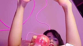 latina teen waifus juice rewards professor with hot anal using buttplug in bath