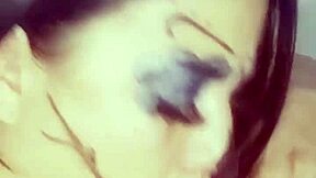 Halloween blowjob with deepthroat cumshots 😈