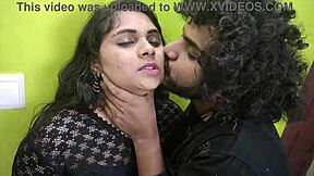 Horny Indian college girl sneaks to private room for juicy pussy fun with boyfriend