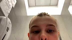 i feel so horny squirting in the changing room with my big ass and tits