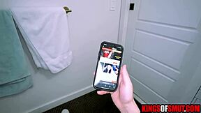 Big Tit Stepsister Helping Out Stepbrother with Blowjob and Fucking