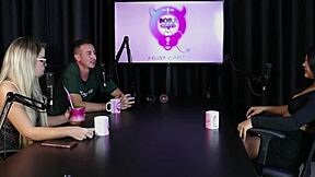 Brazilian Blonde in Lingerie Joins Swingers Group for Glamour Compilation at Swing House