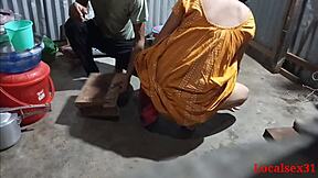 Local Indian girlfriend gets intense anal and blowjob action during house cleaning time, official video by localsex31 😈