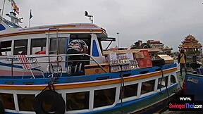 Amateur Teen Couple Has Public Sex on Island in Thailand with Bent Over Blowjob and Hardcore Fucking?