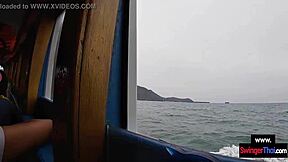 Amateur Teen Couple Has Public Sex on Island in Thailand with Bent Over Blowjob and Hardcore Fucking?