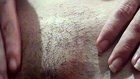 this sexy usa teen prostitute with small tits and petite body masturbates her wet pussy close up. she's cute solo without panties under short showing hairy details.