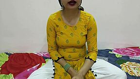 indian step sister seduces step brother for first experience fuck with creampie in tight shaved pussy 😍🍆