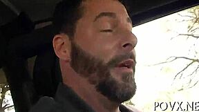 Destiny Cruz handles rough POV fucking in tight wet pussy with ball licking and hardcore sex. Intense teen action leaves her soaked!