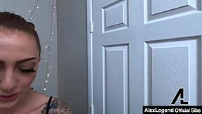 stepsis nympho kendra cole takes alex legend cumshot in mouth