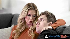 hey, out of the family has this stunning stepmom brooke banner giving her stepson some extra love with blowjob cowgirl and deepthroat