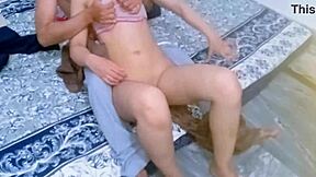 Teacher fucks young student for her first time!