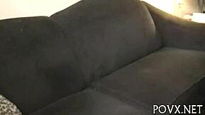 Destiny Cruz handles rough POV fucking in tight wet pussy with ball licking and hardcore sex. Intense teen action leaves her soaked!