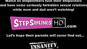 性感拉丁继妹Alina Belle Maya Farrell轮干哥哥三人行！