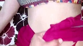 I find my neighbor trying new lingerie, we have fun time together with blowjob and creampie