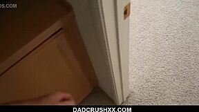 i got fingered and fucked hard by my stepdad in this taboo old young 18+ session with my shaved tight pussy